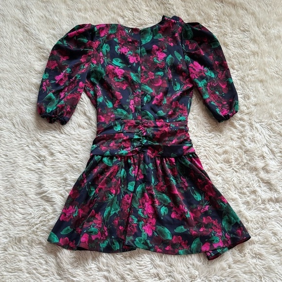 NWT MISA Los Angeles Narcissa Mini Dress in Enchanted Floral - Size XS - Picture 4 of 7